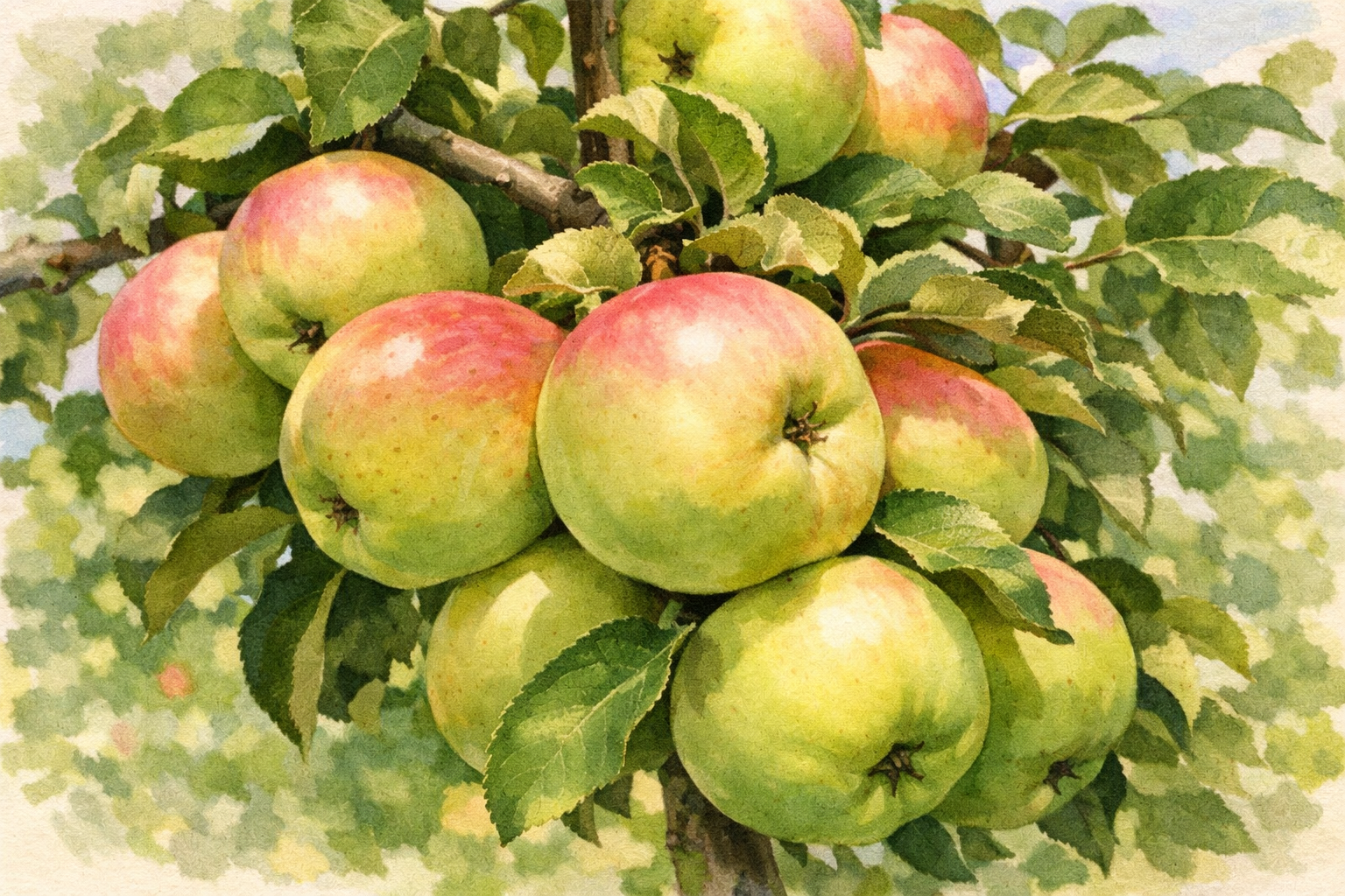 Яблоня "Богатырь"