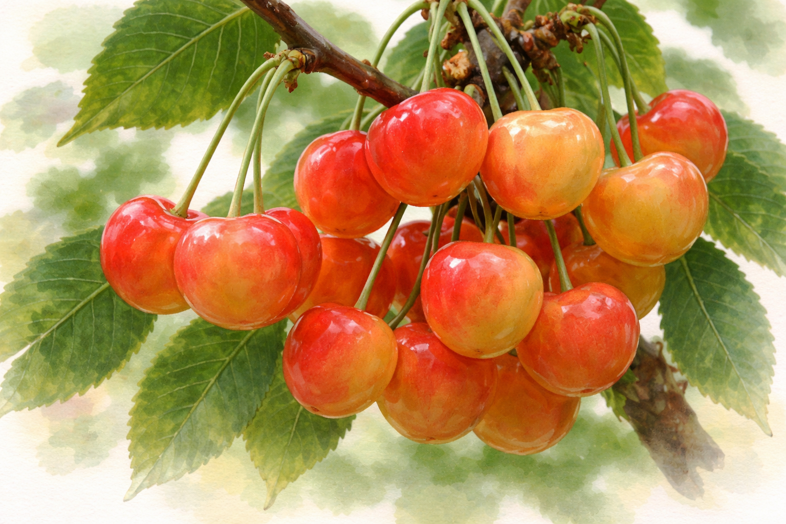 Черешня "Розовый жемчуг"